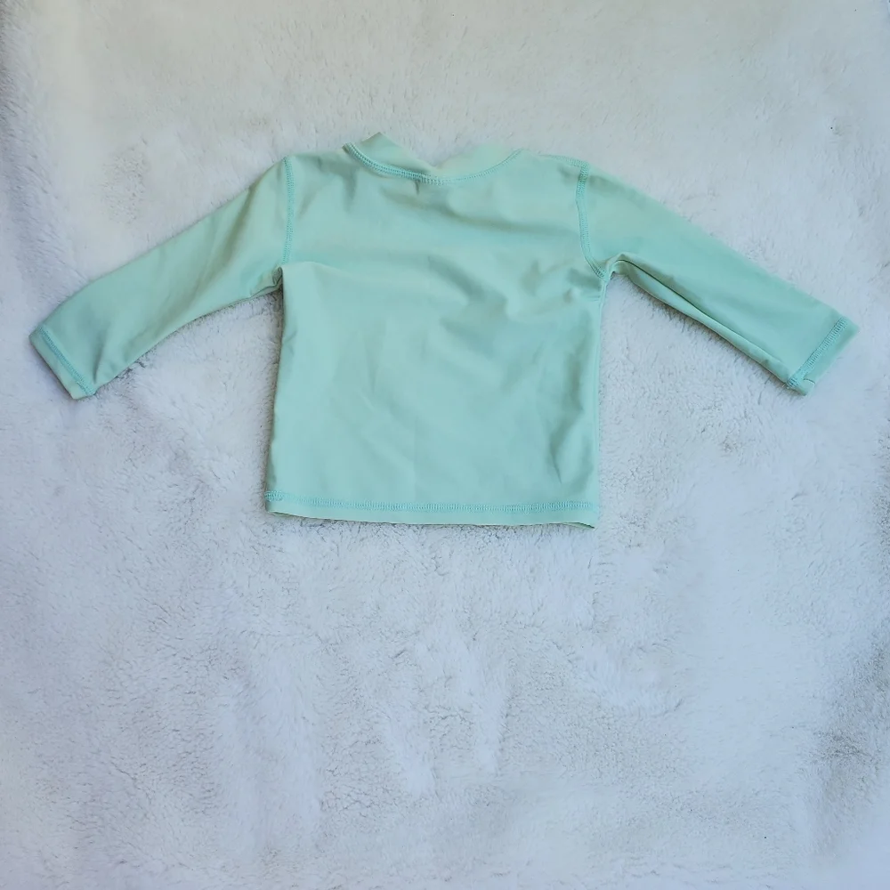 Green Rugget Butts Swim Top Sz 6-12m